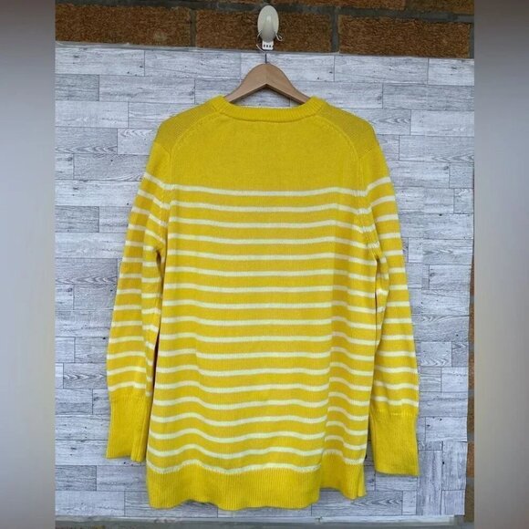 TUCKERNUCK yellow Stripe Bar Harbor Sweater XXL - Picture 6 of 9
